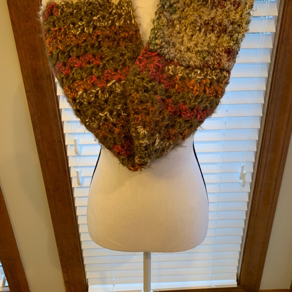Crocheted Shoulder Wrap/Infinity Scarf